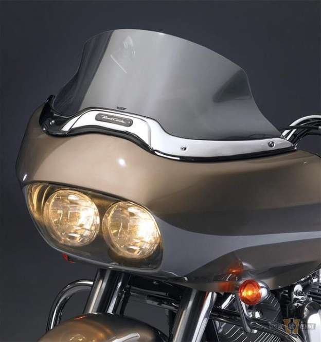 9 1/4" V-Stream Windshield Clear For Harley-Davidson