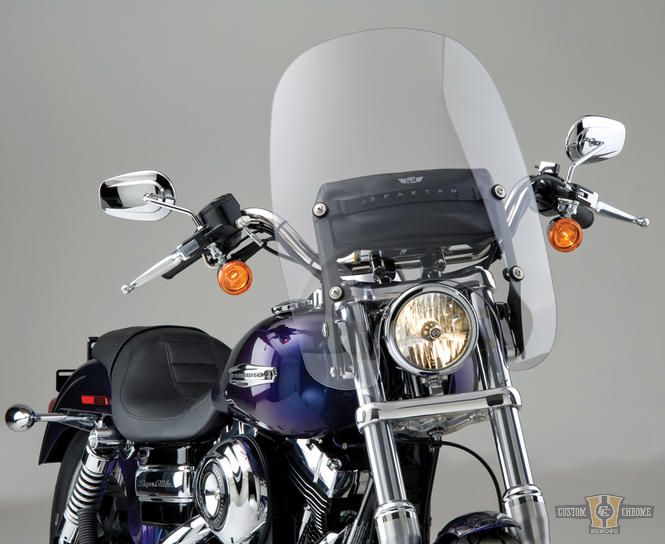 Spartan Windshield Clear For Harley-Davidson