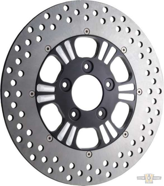 Dominator 6 Brake Rotor Black Rear For Harley-Davidson