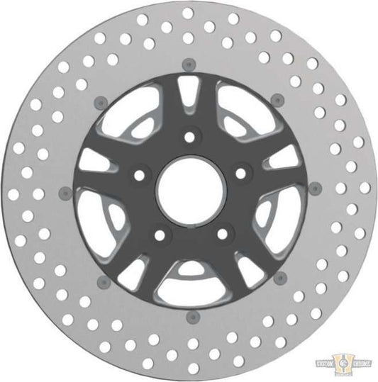 T-5 Brake Rotor Midnight Series 11,5" Anodized Front For Harley-Davidson