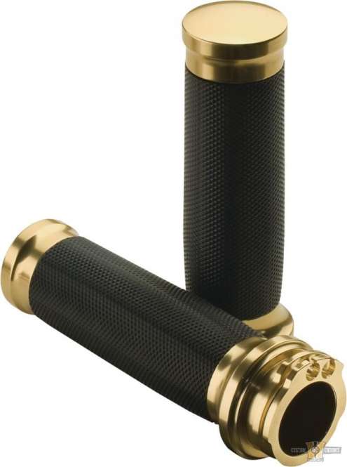 Tornado Grips Bronze 1" Cable operated For Harley-Davidson