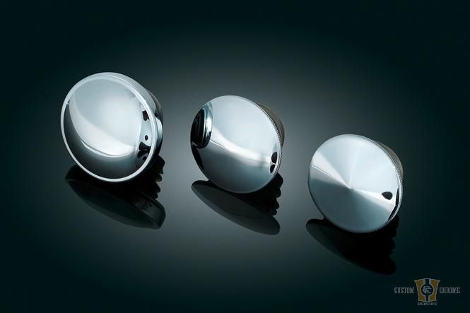 Vented Stock-Style Gas Cap Chrome For Harley-Davidson