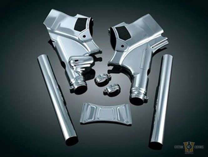 Deluxe Neck Cover Chrome For Harley-Davidson