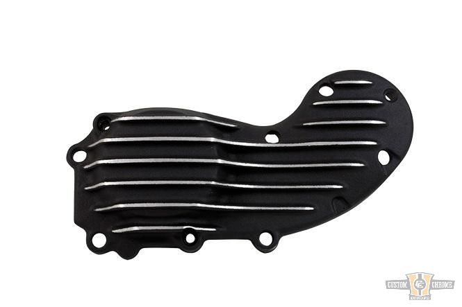 Ribster Cam Cover Black Cut Satin For Harley-Davidson