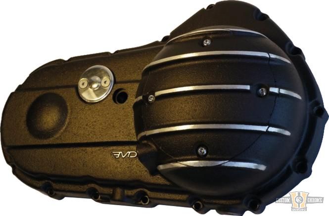 Trackster Primary Cover Black Cut For Harley-Davidson
