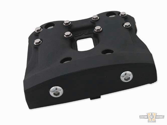 WTF Shovel Rocker Box Cover Black Satin For Harley-Davidson