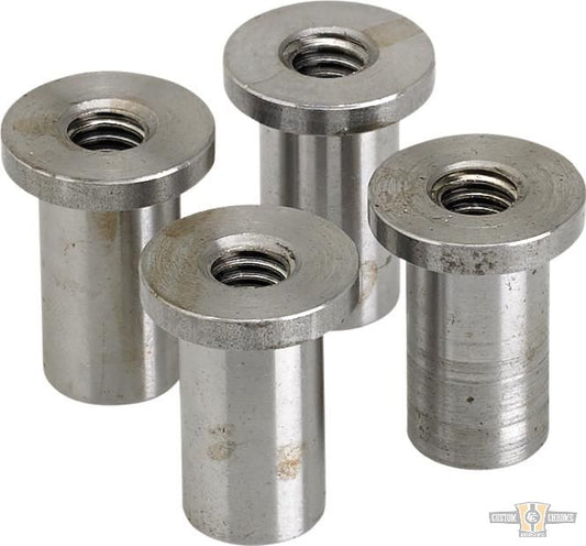 Slim Tophat Blind Threaded Steel Bung For Harley-Davidson