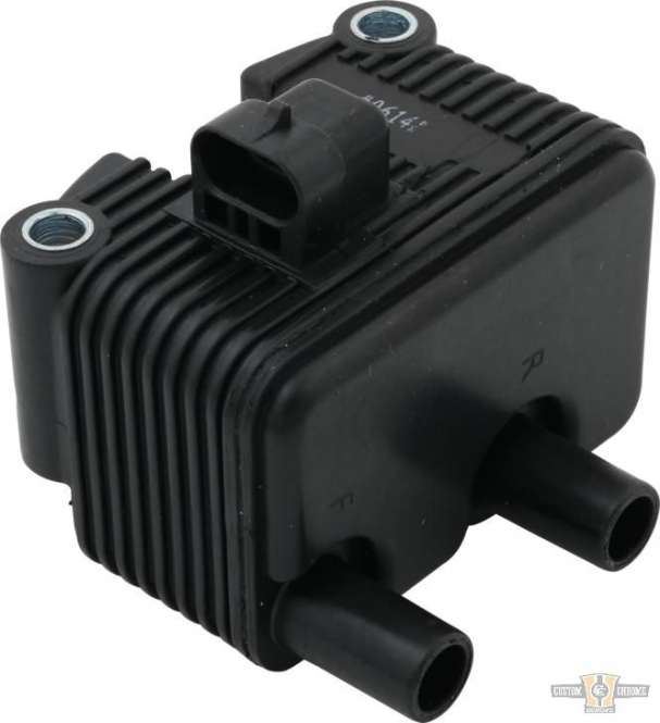 Ignition Coil Black 6 Ohm Dual Fire For Harley-Davidson