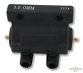 Ignition Coil Black 5 Ohm Dual Fire For Harley-Davidson