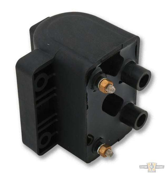 Ignition Coil Black 5 Ohm Dual Fire For Harley-Davidson