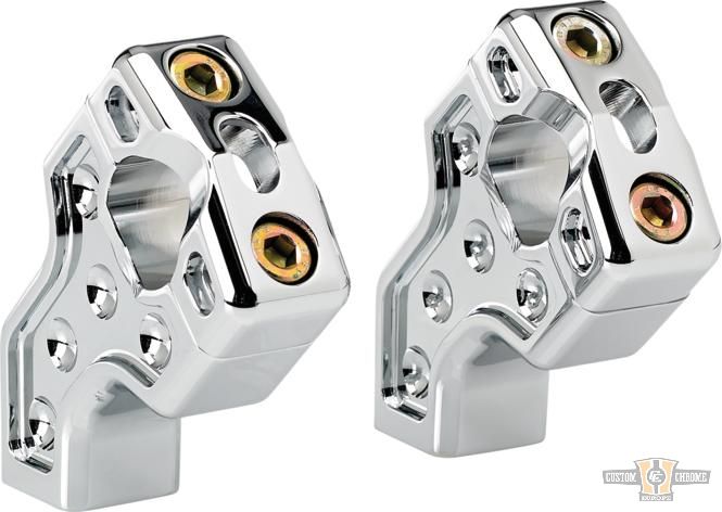 Dual Pullback Riser For Harley-Davidson