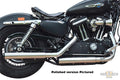 Gun Smooth Slip On Mufflers Black For Harley-Davidson