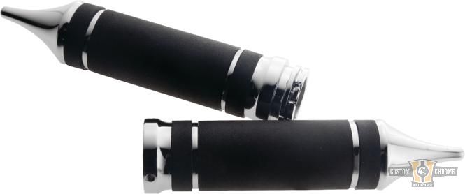 Gladiator Grips Chrome 1" Cable operated For Harley-Davidson