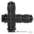 Air Cushion Velvet Air Grips Black 1" Anodized Throttle By Wire For Harley-Davidson