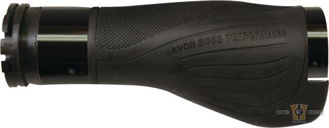 Boss Performance Grips Black 1" Anodized Cable operated For Harley-Davidson