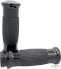 Air Gel Grips Black 1" Anodized Cable operated For Harley-Davidson