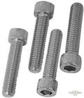 Knurled Handlebar Top Clamp Bolt Kit Chrome Socket head For Harley-Davidson