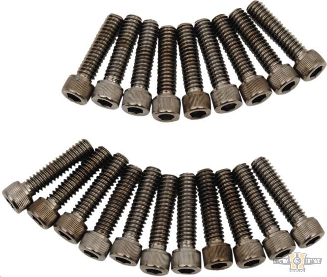 Smooth Rocker Box Sockethead Screw Set For Harley-Davidson