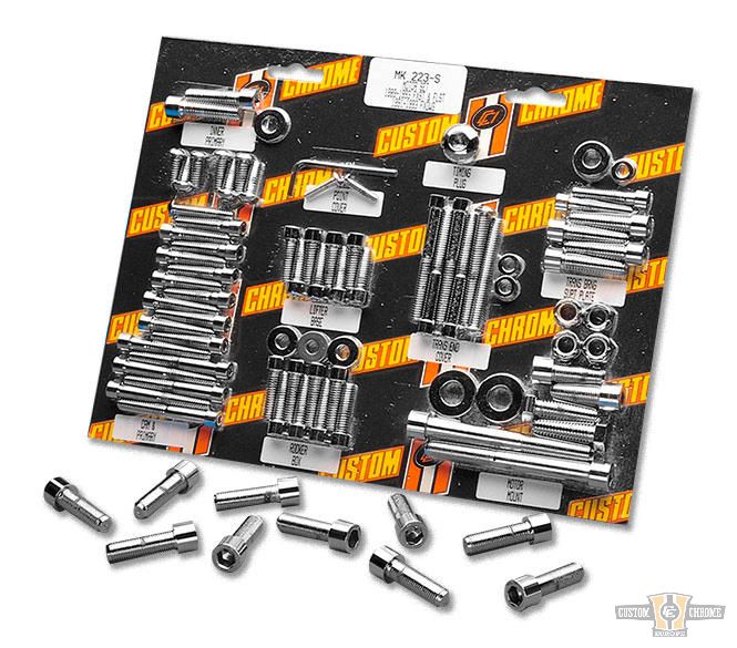 Smooth Complete Motor Kits Chrome For Harley-Davidson