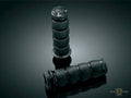 ISO Grips Black 1" Gloss Cable operated For Harley-Davidson