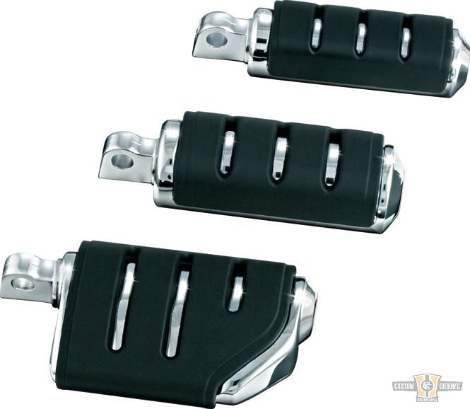 Trident Large ISO Pegs Chrome For Harley-Davidson