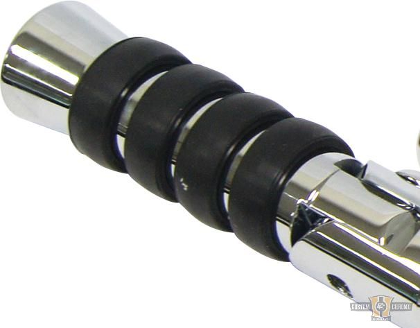 Billet Footpegs Chrome For Harley-Davidson