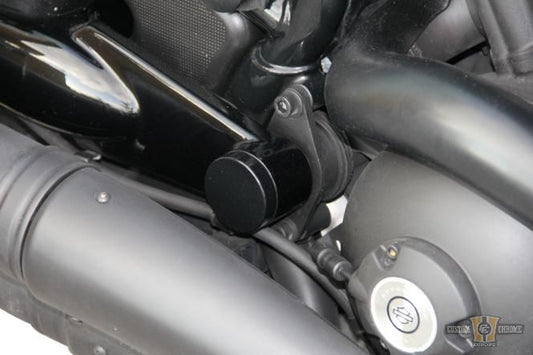 Swingarm Cover Black Anodized For Harley-Davidson