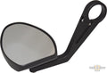 Ferrara 2 Bar End Mirror Black, Anodized For Harley-Davidson
