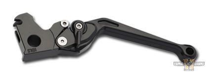 Adjustable Hand Control Replacement Lever Black For Harley-Davidson
