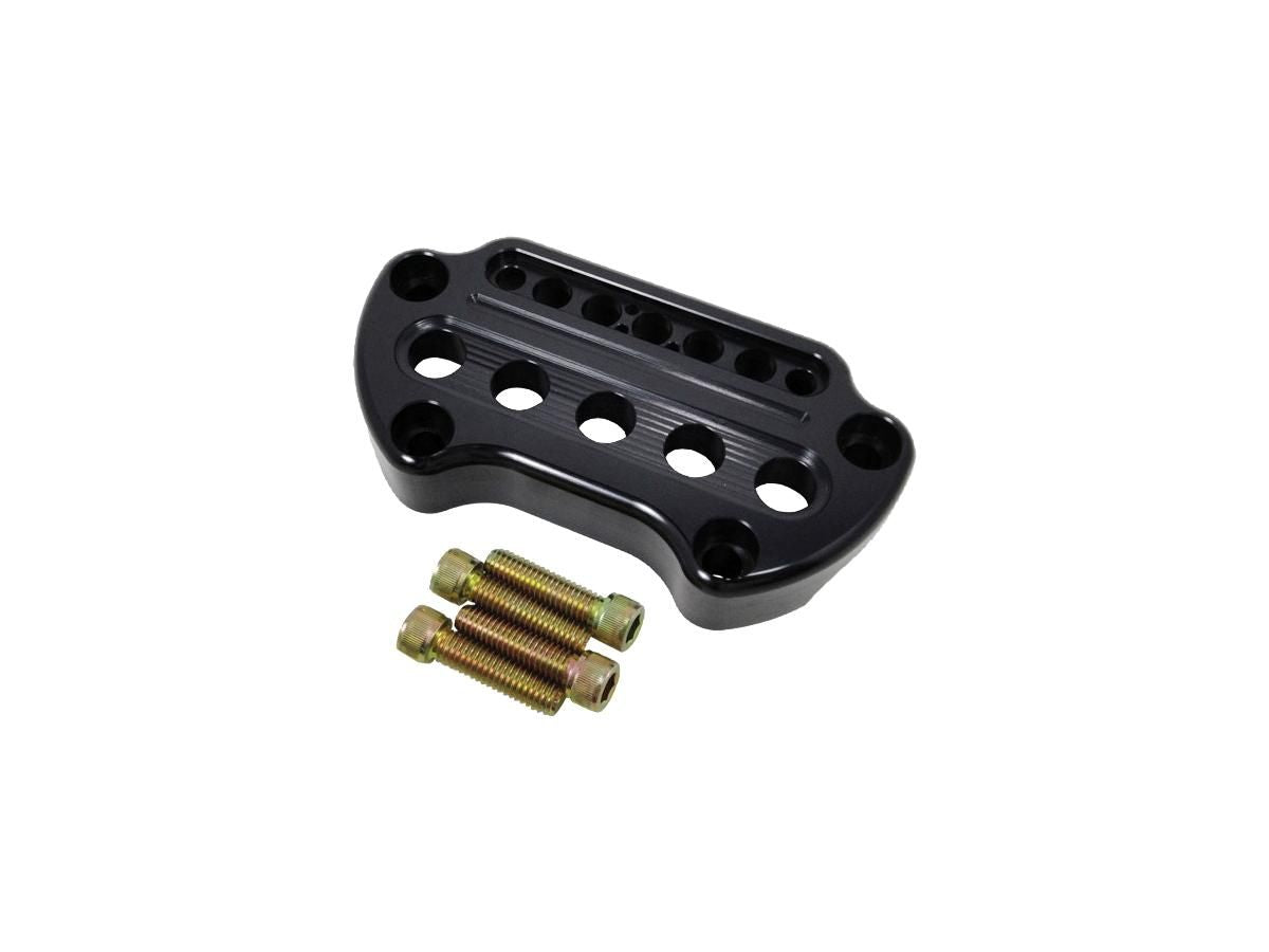 Indicator Handlebar Top Clamp Black For Harley-Davidson