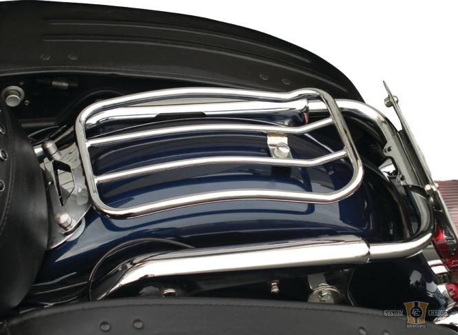 7" Solo Luggage Rack Chrome For Harley-Davidson