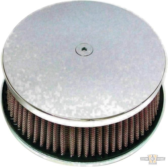 Classic Smoothie Hi-Flow Air Cleaner Chrome For Harley-Davidson