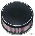 Classic Smoothie Hi-Flow Air Cleaner Black Anodized For Harley-Davidson