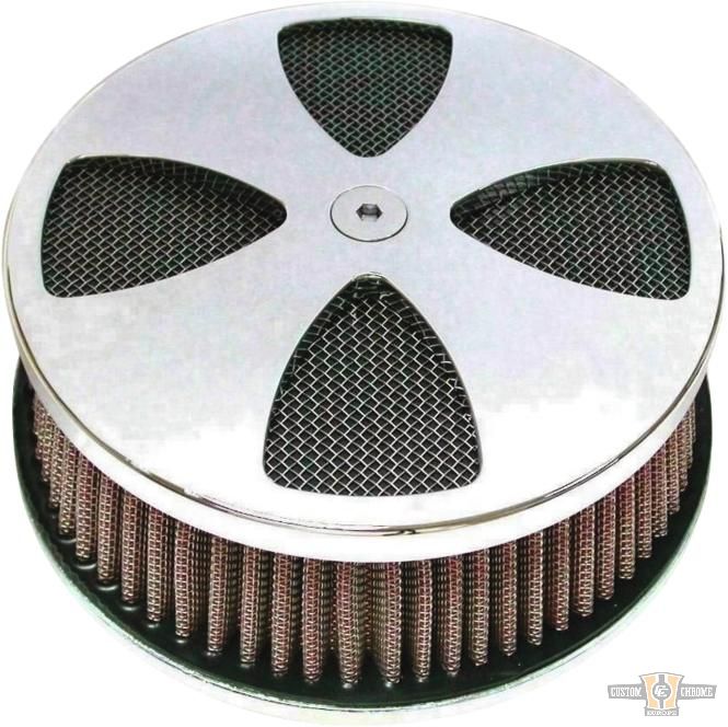 Smooth Cross Air Cleaner Cover Chrome For Harley-Davidson