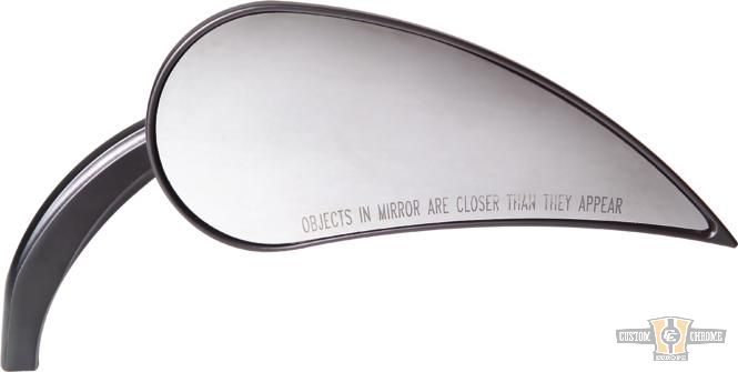 Rad III Mirror Black, Powder Coated For Harley-Davidson