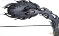 Flamed Micro Mirror Black, Powder Coated For Harley-Davidson