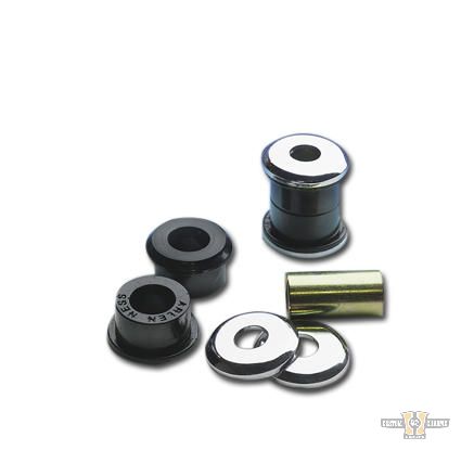 Handlebar Damper Kit Chrome For Harley-Davidson