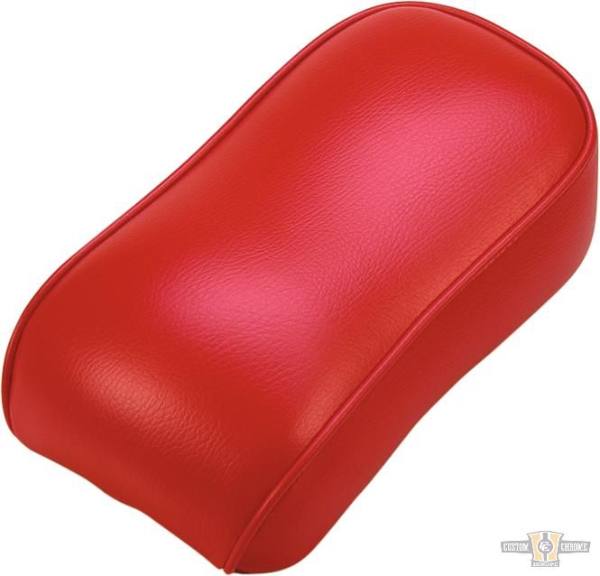 EZ Deluxe Smooth Suction Pillion Pad Red For Harley-Davidson