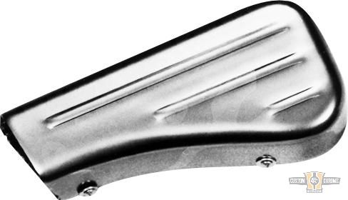 Breather Snoot Ribbed Carburetor Cover Chrome For Harley-Davidson