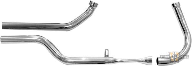 Side By Side Header Chrome 1,75" For Harley-Davidson