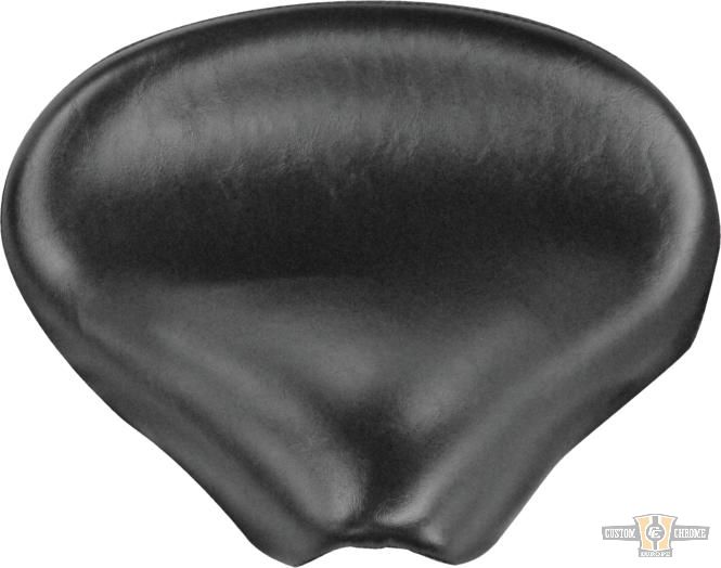 Buddy Boy Large Smooth Seat Black Vinyl For Harley-Davidson