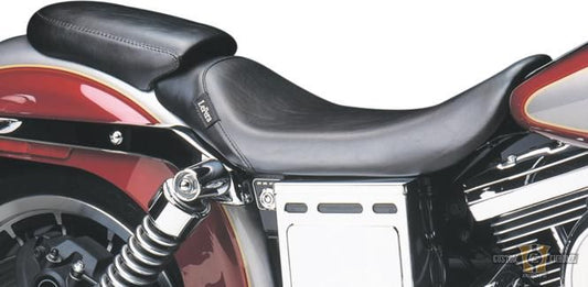 Bare Bones Smooth Solo Seat Black Vinyl For Harley-Davidson