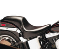 Silhouette Full Lenght Smooth Seat Black Vinyl For Harley-Davidson