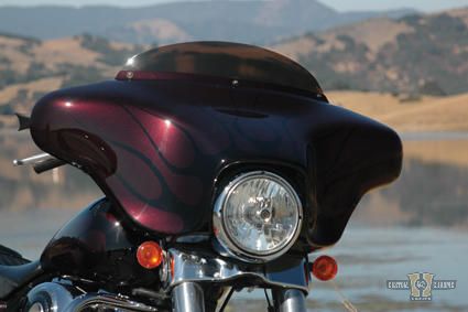4" High Performance Replacement Windscreen Clear For Harley-Davidson