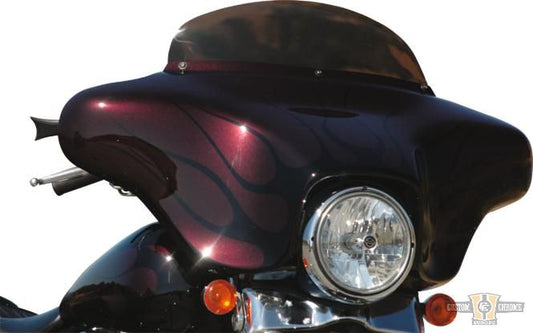 6" High Performance Replacement Windscreen Dark Smoke For Harley-Davidson