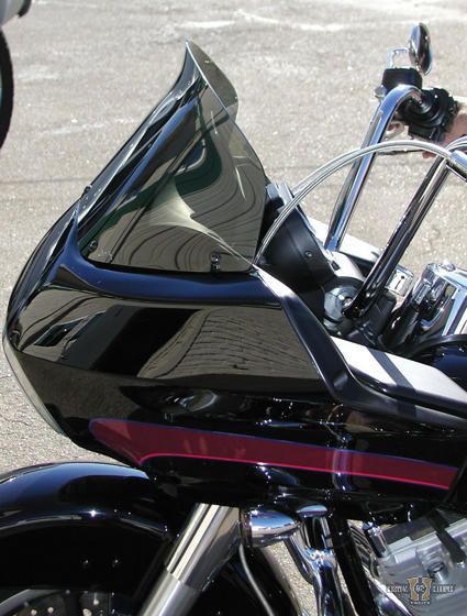 10" High Performance Replacement Windscreen Clear For Harley-Davidson