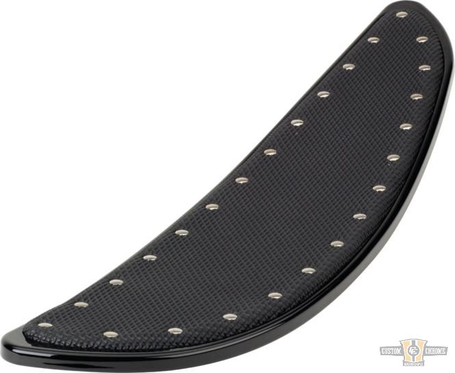 Banana Long Floorboards Black, Powder Coated For Harley-Davidson