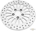 Super Spoke Brake Rotor Stainless Steel 11,8" Polished Front For Harley-Davidson