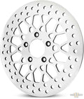 Mesh Brake Rotor Stainless Steel 11,5" Polished Front For Harley-Davidson