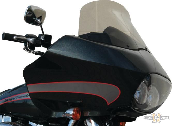 12" High Performance Replacement Windscreen Light Smoke For Harley-Davidson